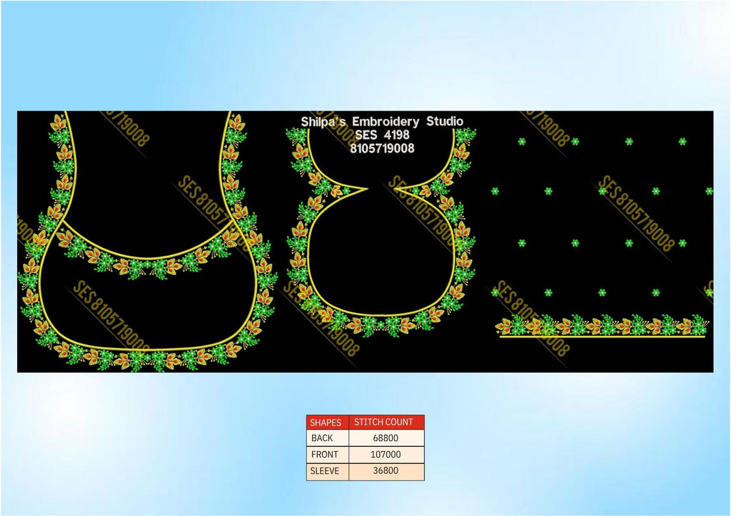 Embroidery Designs 4101-4200 Series