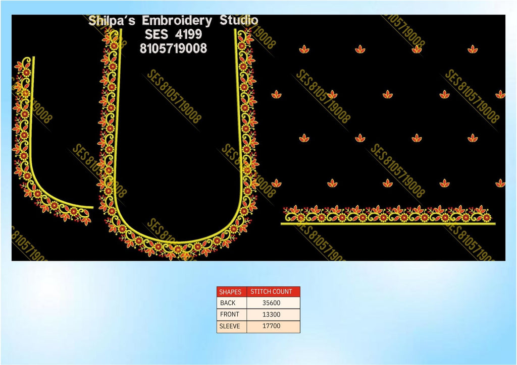 Embroidery Designs 4101-4200 Series